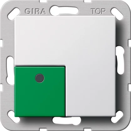 Gira System 55 Off/Stop pārslēgs, tīri