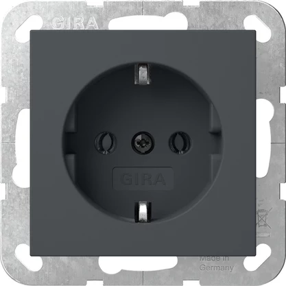 Gira System 55 SCHUKO kontaktligzda ar