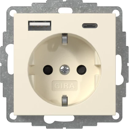 GIRA 245901 SCHUKO kontaktligzda ar USB
