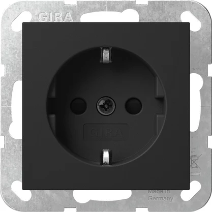 Gira System 55 SCHUKO kontaktligzda ar