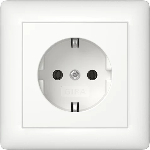 Gira Standard 55 SCHUKO kontaktligzda, 1