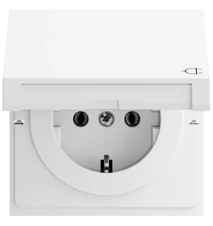Gira 445470 SCHUKO kontaktligzda ar atlokāmu