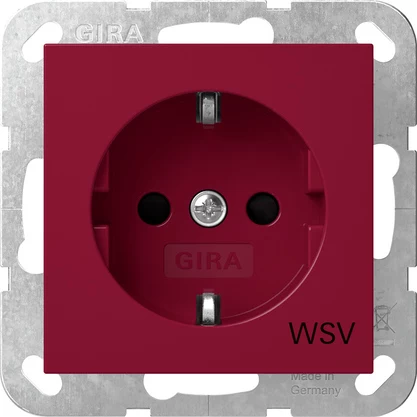 Gira SCHUKO kontaktligzda Standard 55, paaugstināta