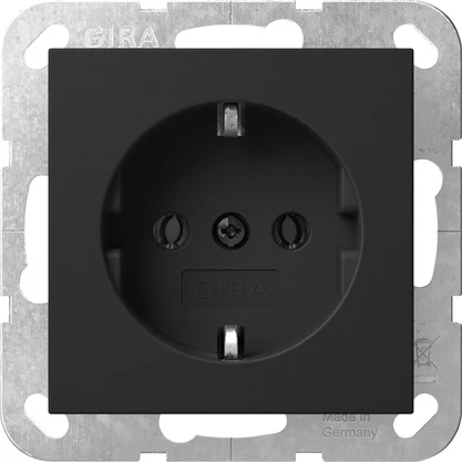Gira System 55 SCHUKO kontaktligzda ar