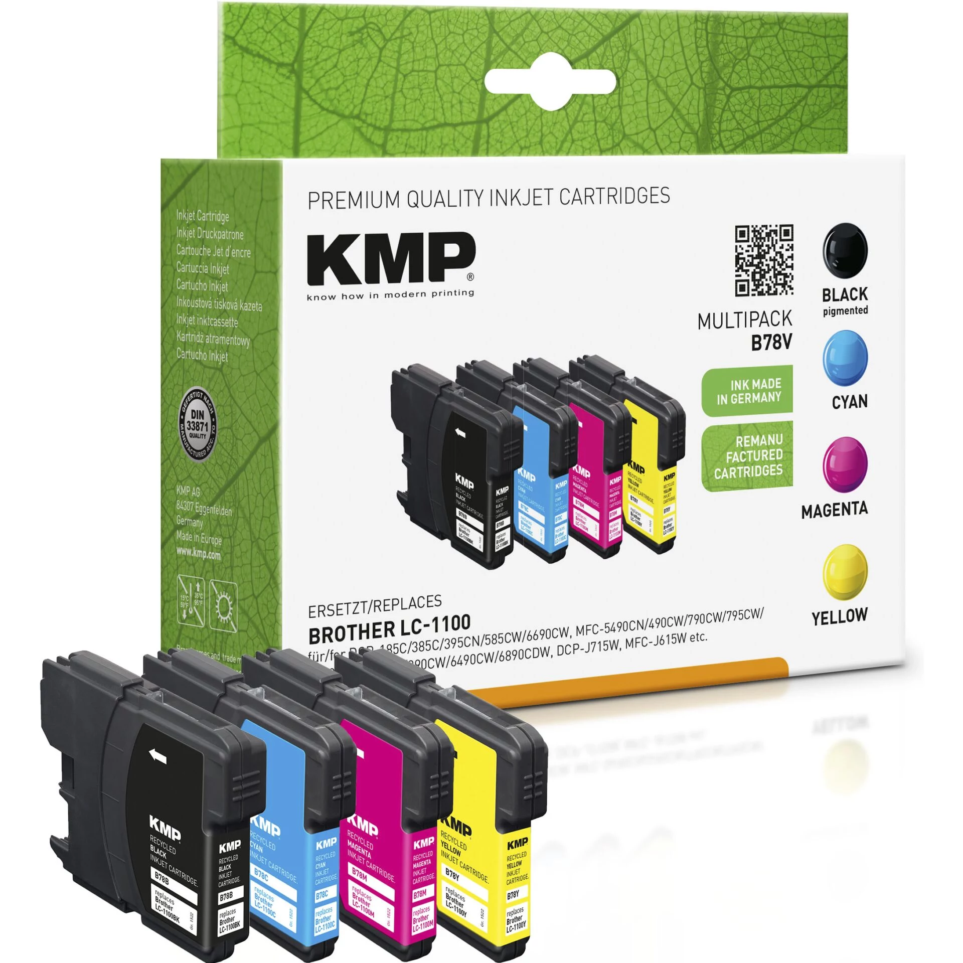 KMP MULTIPACK B78V saderīgu tintes kasetņu