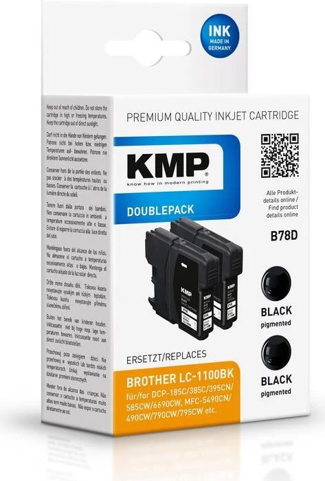 KMP Brother DCP-185C/385C/395CN/585CW/6690CW, MFC-5490CN/490CW/790CW/795CW/5890CN/5895CW/990CW/6 490CW/6890CDW, DCP-J715W