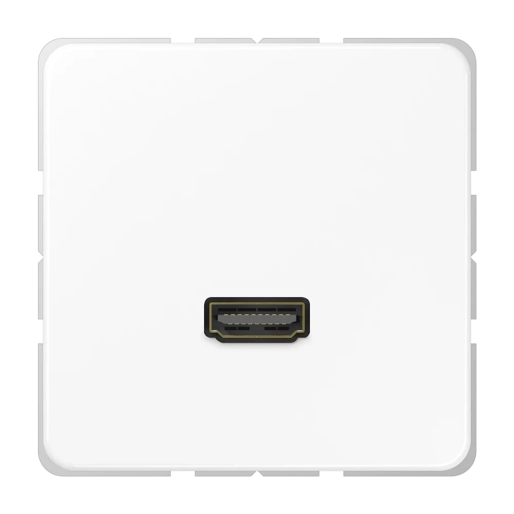 JUNG Multimediju kontaktligzda HDMI Alpine White