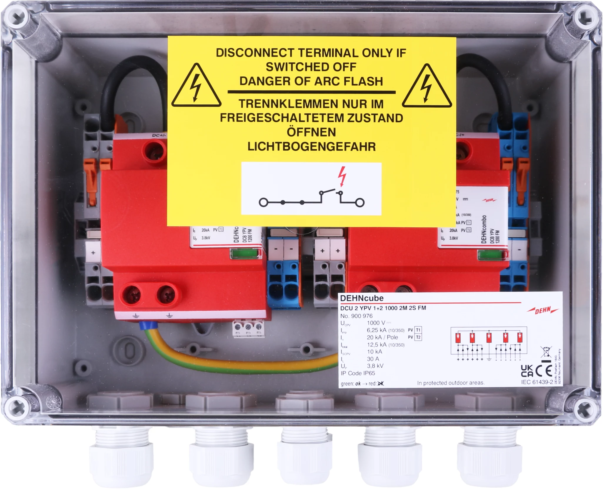 DEHN Generator Connection Box IP65, 2
