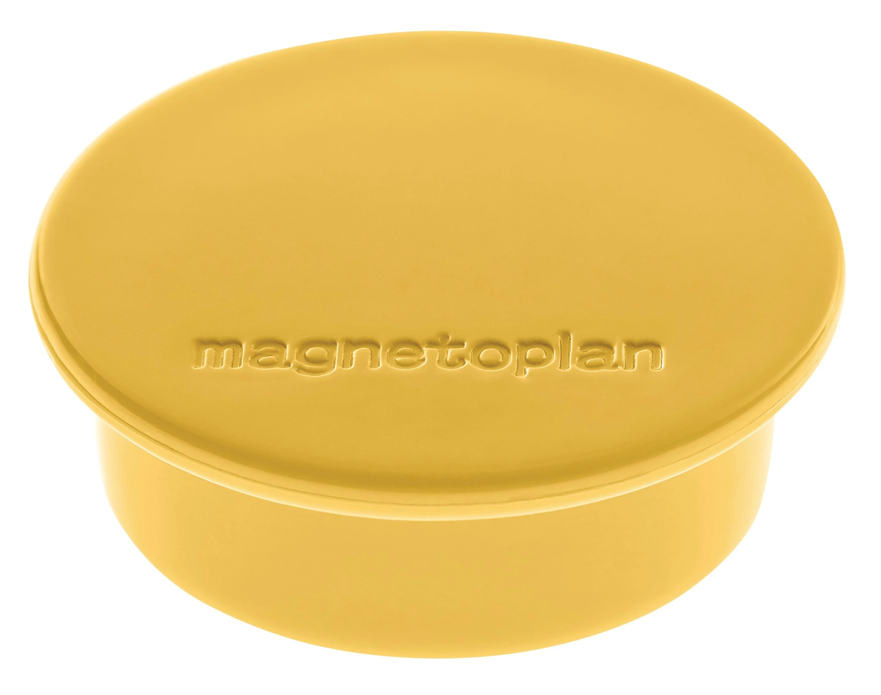 Magnetoplan Discofix apaļais magnēts dzeltens, cieta