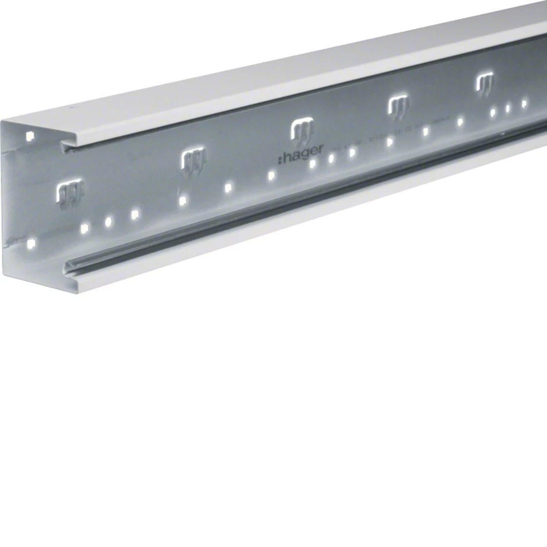 Hager BRS6510019016 kabeļu kanāla pamatne, ar