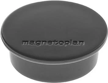 MAGNETOPLAN HOLTZ Discofix apaļais magnēts, melns