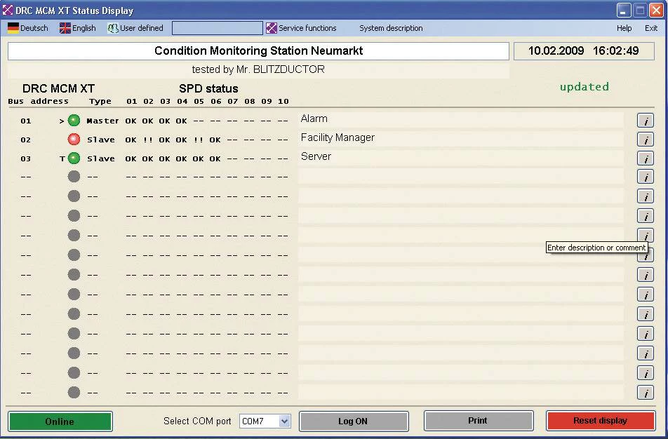 DEHN DRC MCM XT monitoringa modulis