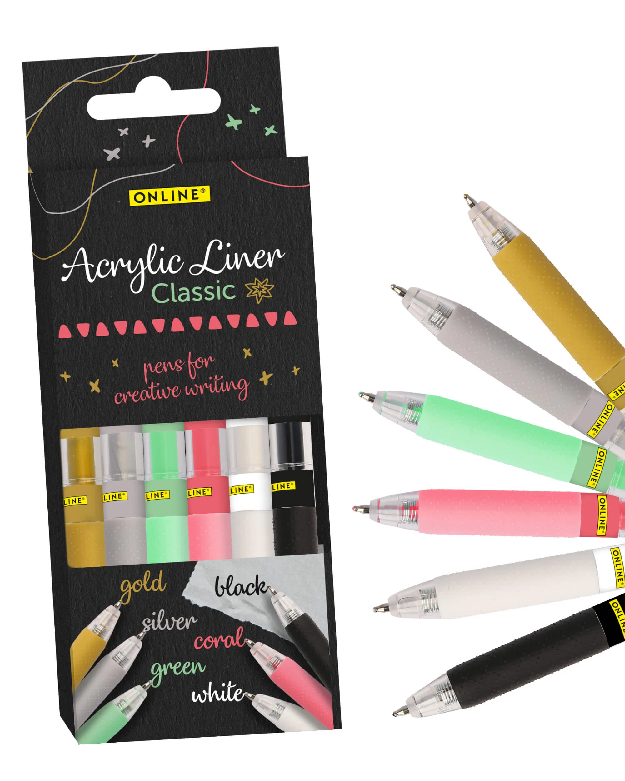 ONLINE® Classic akrila marķieru komplekts 1
