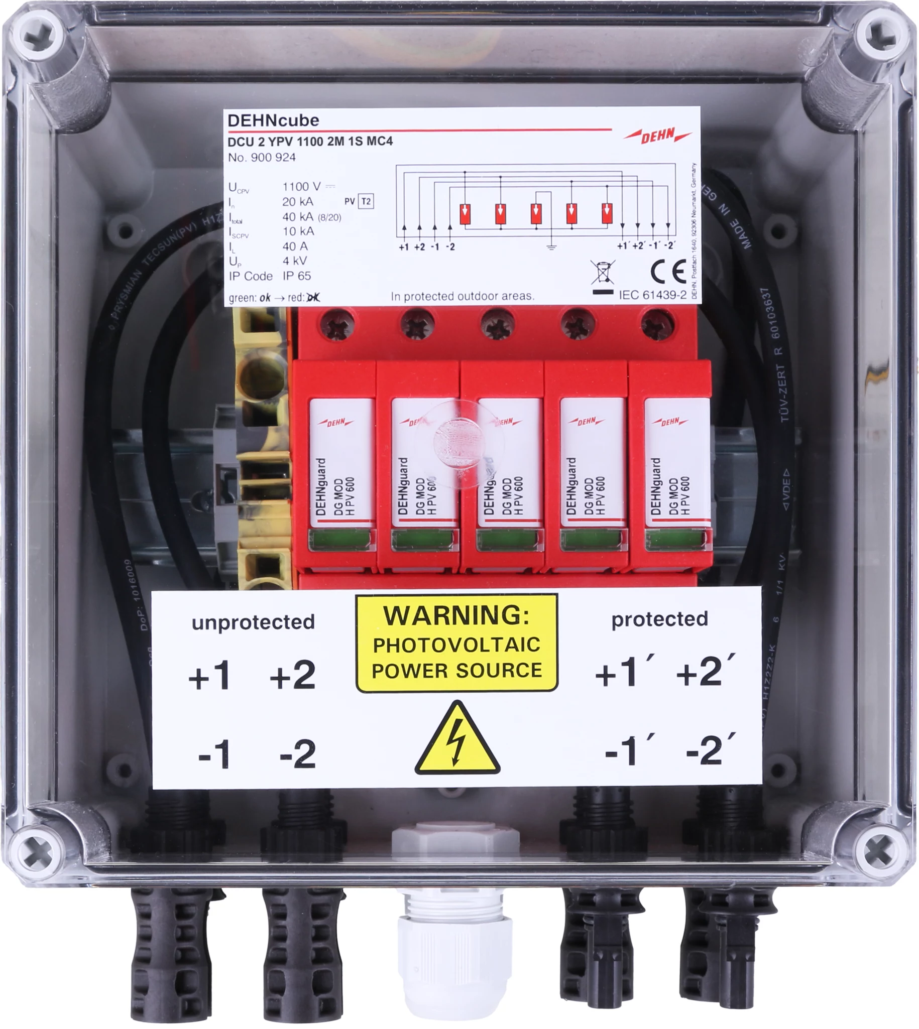 DEHN Generator savienojumu sadales kārba Type