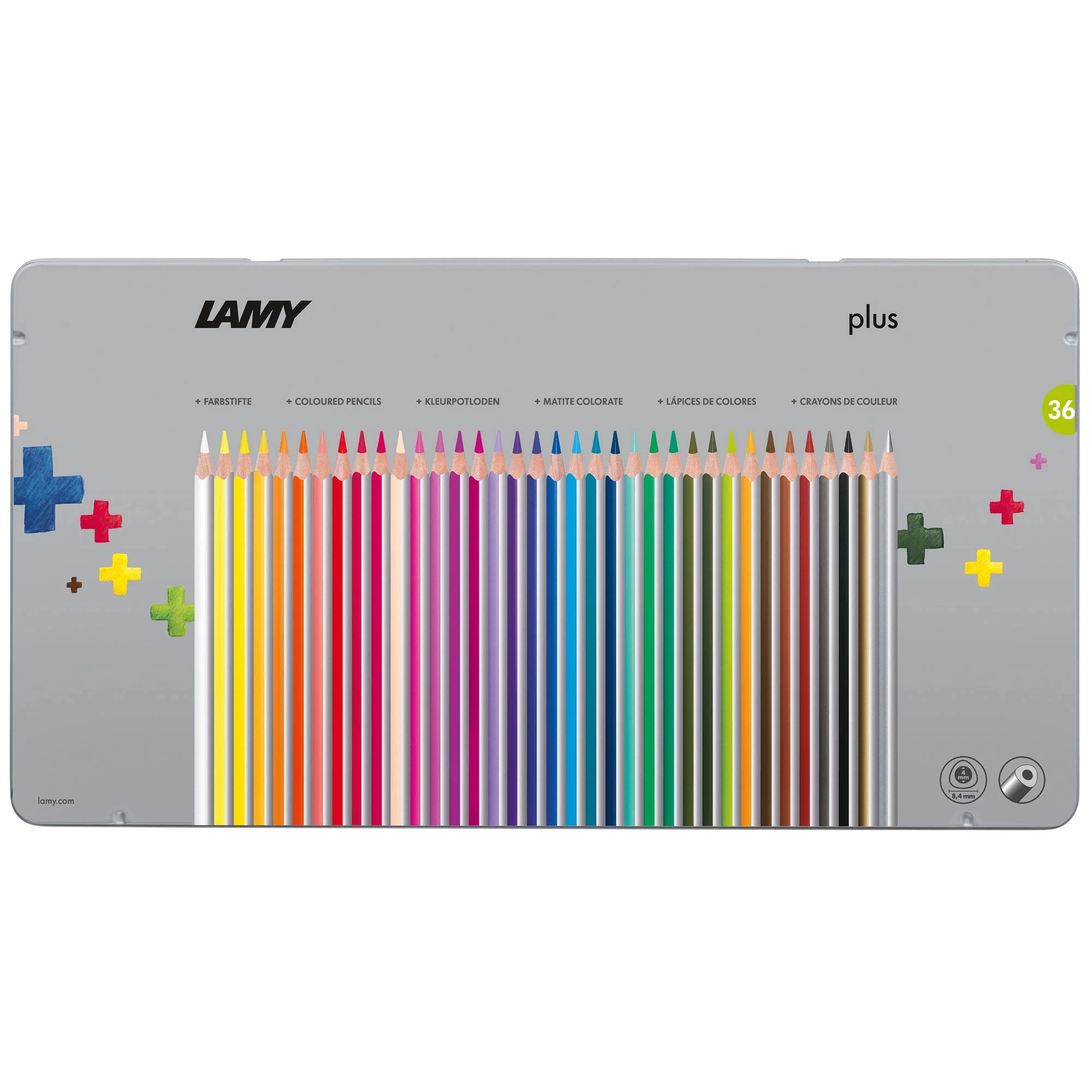 LAMY Triangular Coloured Pencils Plus, 36