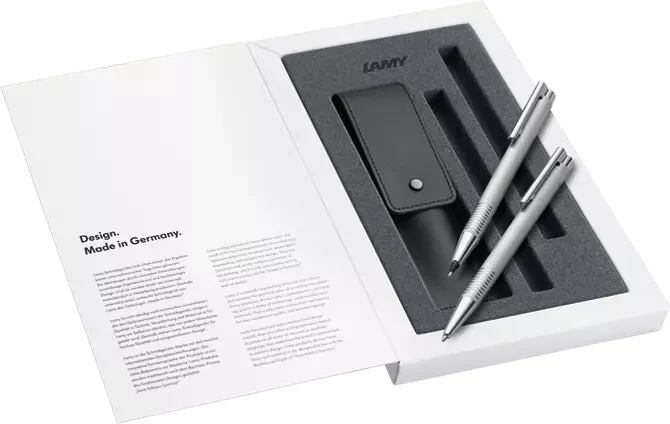 LAMY logo Brushed Black rakstāmpiederumu komplekts