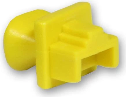GoodConnections RJ-45 putekļu aizsargvāciņi, dzelteni, 10
