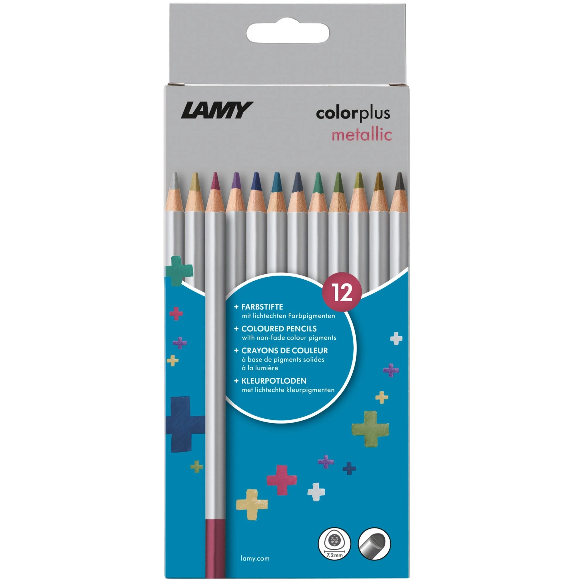 LAMY colorplus metallic krāsainie zīmuļi, dažādas