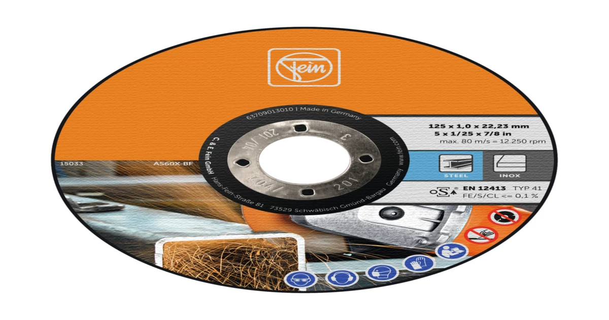 Fein 63709013010 Taisnais griešanas disks 125
