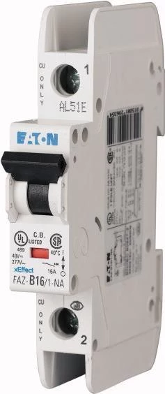 Eaton FAZ-C10/1-NA miniatūrais automātiskais slēdzis (MCB)