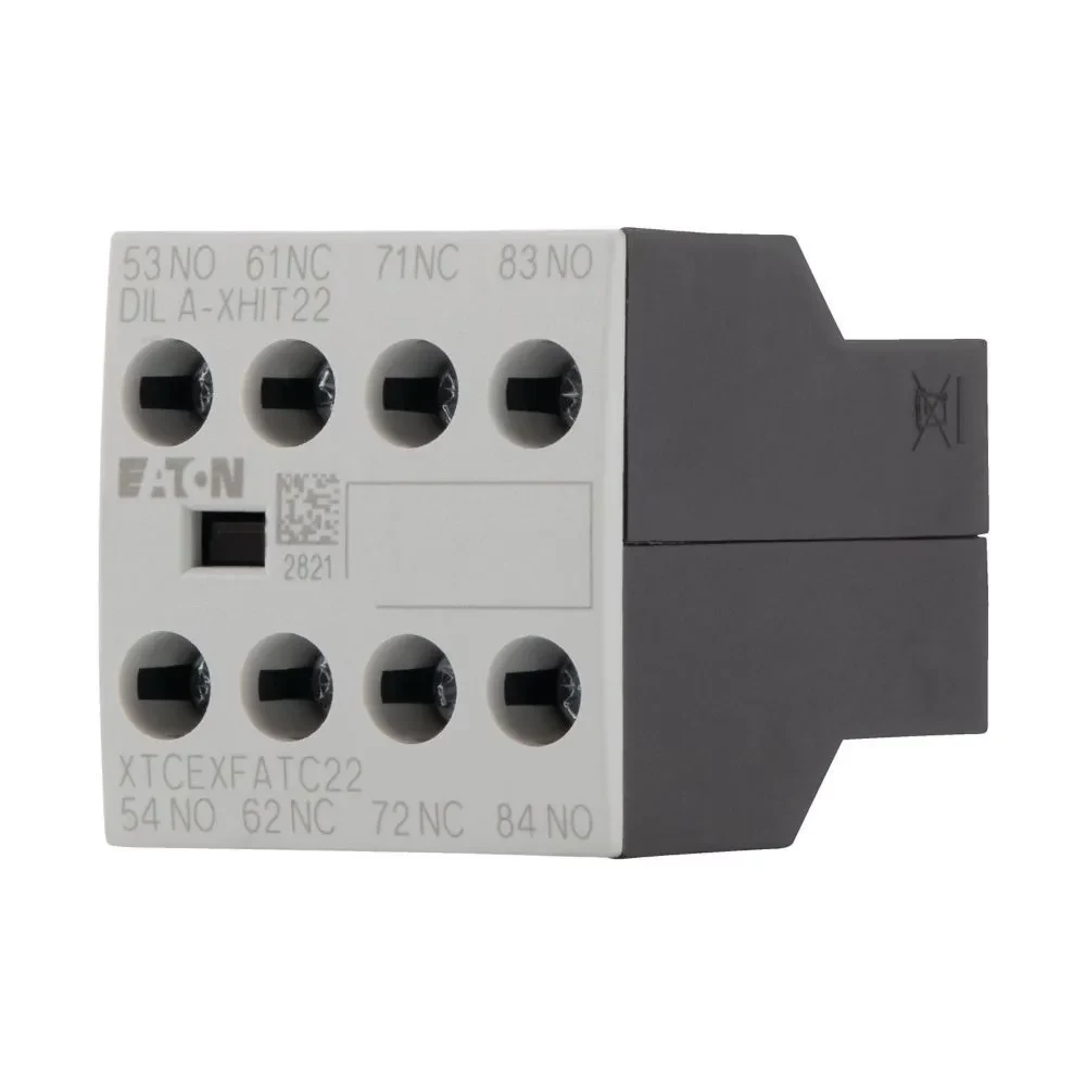 Eaton DILA-XHIT22 palīgkontaktu bloks, 2NO+2NC, priekšējā
