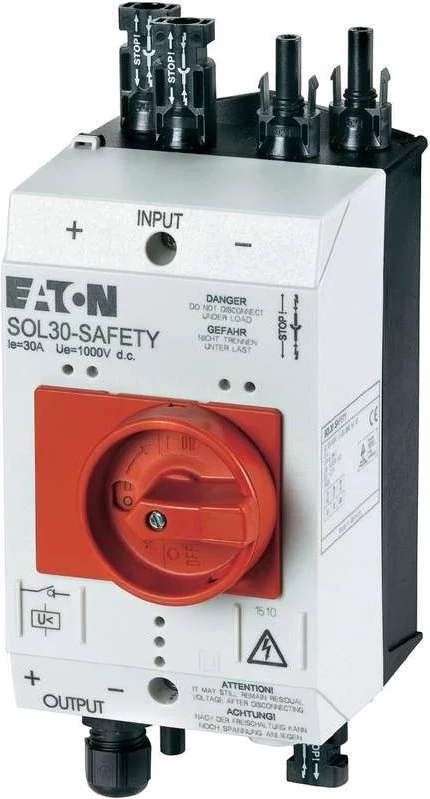 Eaton SOL30-SAFETY/2MC4-U PV ugunsdzēsēju drošības slēdzis