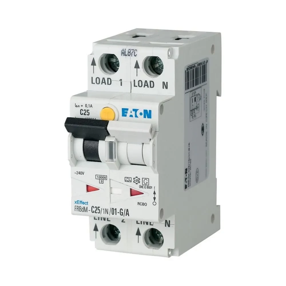 Eaton FRBDM-B16/1N/001-G/A RCBO 16A 10mA 1P+N
