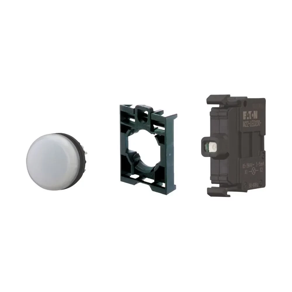 Eaton M22 balta LED signalizācijas lampa