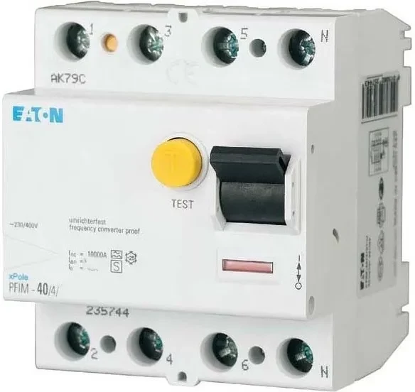 EATON PFIM-40/4/003-G/F Diferenciālās strāvas aizsardzības automāts