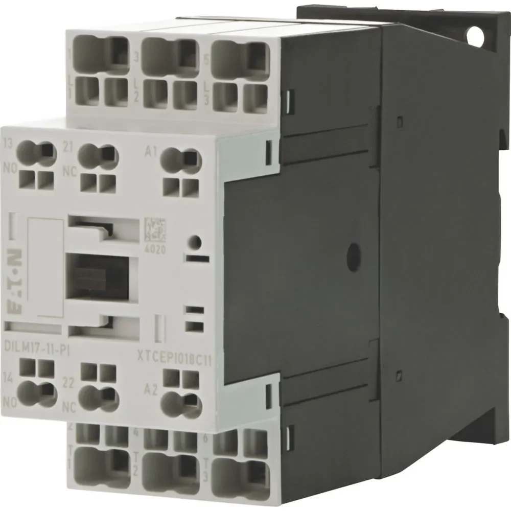 Eaton DILM17-11(RDC24)-PI jaudas kontaktors, 3 NO