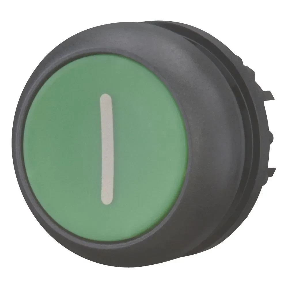 Eaton M22S-D-G-X1 plakans spiedpogas actuators, zaļš