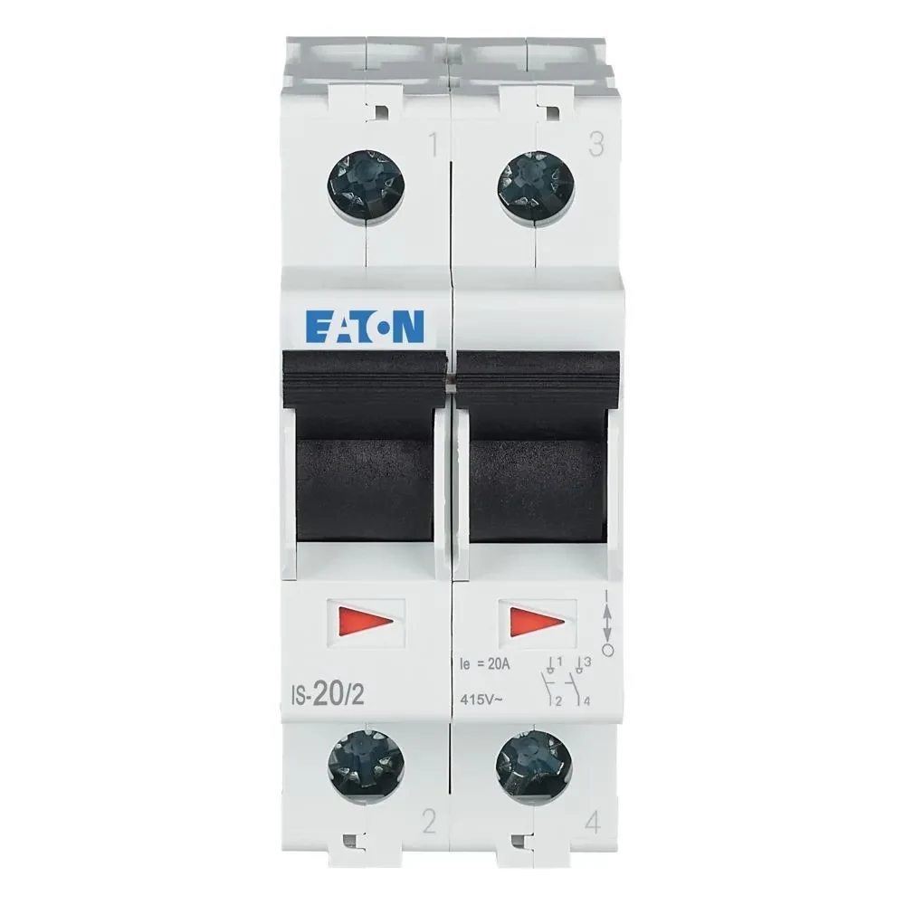 Eaton 2 polu galvenais slēdzis 20