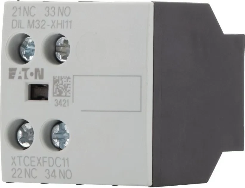 Eaton palīgkontaktu bloks 1NO+1NC, 2 polu
