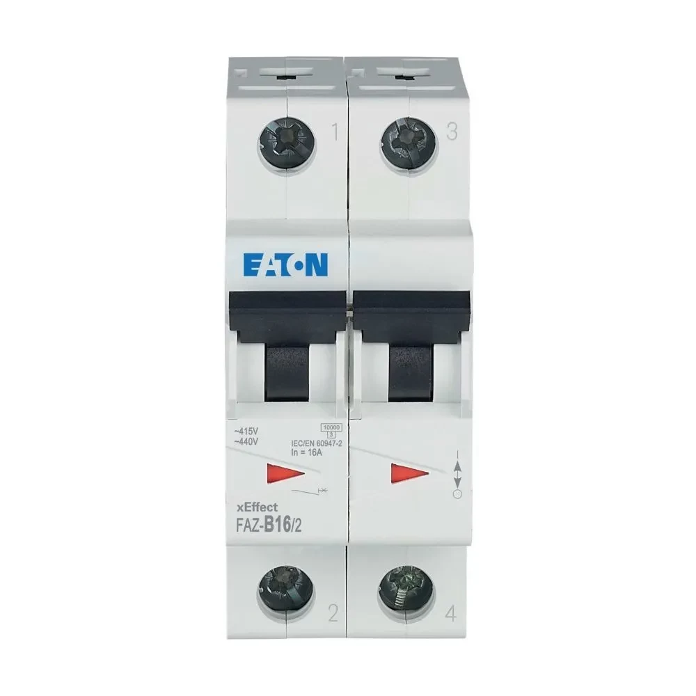 Eaton FAZ-B16/2 automātiskais slēdzis (MCB), 2