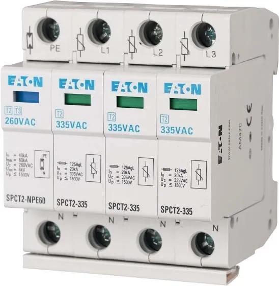 EATON SPCT2-335-3+NPE 2. tipa pārsprieguma aizsardzības