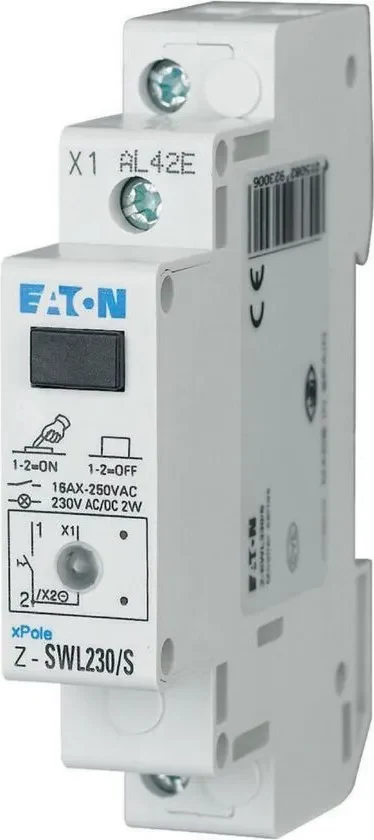 Eaton Z-SWL230/S avārijas apstādināšanas pogas izpildmehānisms