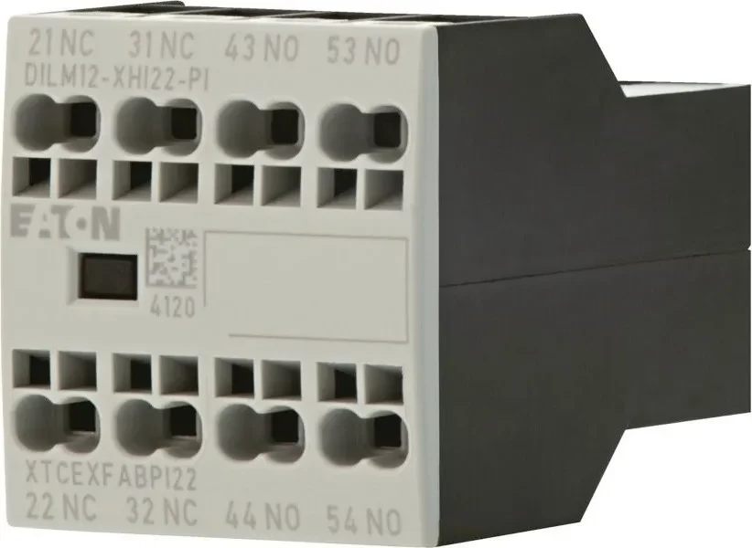 Eaton DILM12-XHI22 palīgkontaktu bloks, 2NO+2NC, priekšējā