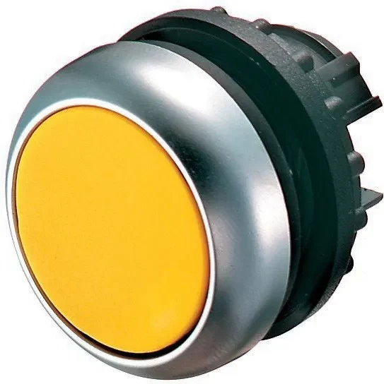Eaton M22-DR-Y plakans fiksējošs dzeltena pogas