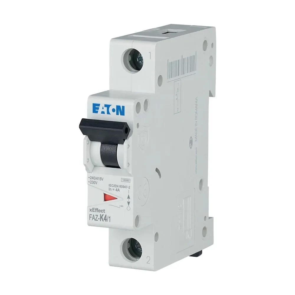 Eaton FAZ-K4/1 miniatūras automātiskais slēdzis 1-polārs