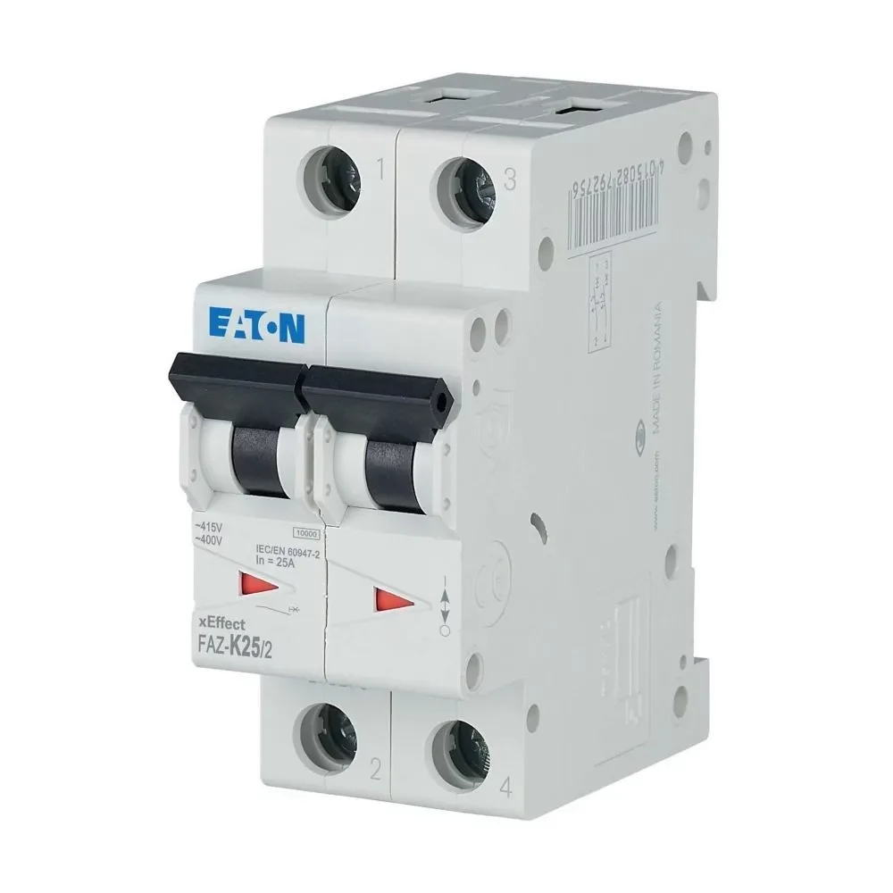 EATON FAZ-K25/2 automātiskais slēdzis (MCB), K