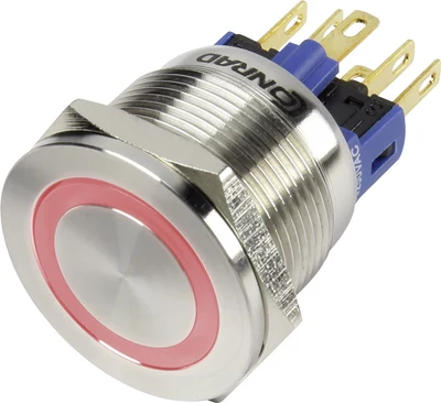 TRU COMPONENTS 1303040 GQ22S-11E/R/12V pretvandālisma spiedpoga