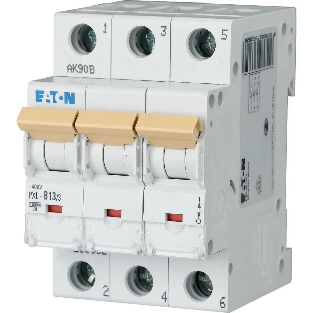 Eaton PXL-B13/3 automātiskais slēdzis (MCB), 3-polīgs