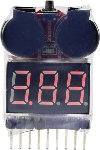Reely LiPo pārbaudītājs 2-8S baterijām ar