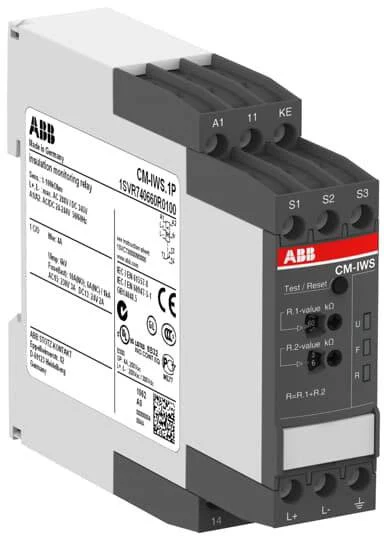 ABB CM-IWS.1P Izolācijas kontroles relejs