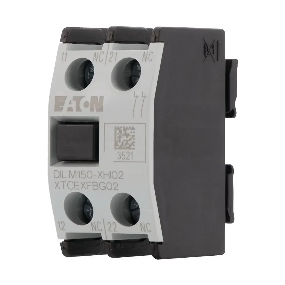 EATON DILM150-XHI11 palīgkontaktu bloks, 1NO+1NC, priekšējā