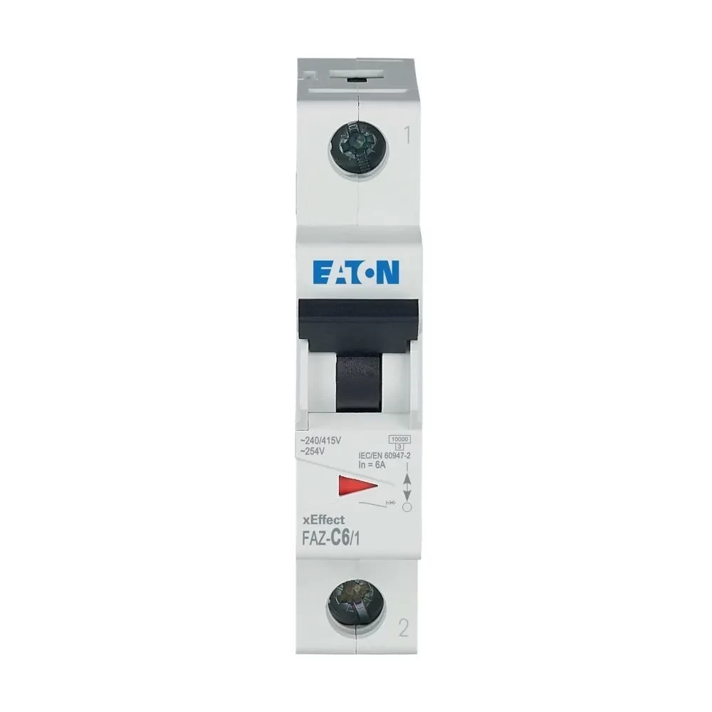 Eaton FAZ-C6/1 automātiskais slēdzis C tips