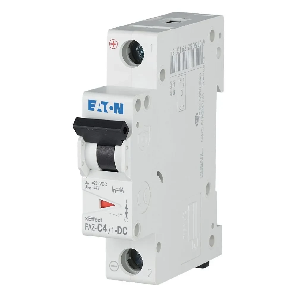 Eaton FAZ-C4/1-DC miniatūras automātiskais slēdzis (MCB)