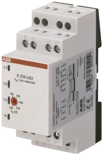 ABB E236-US2 zemsprieguma kontroles relejs, 10-60