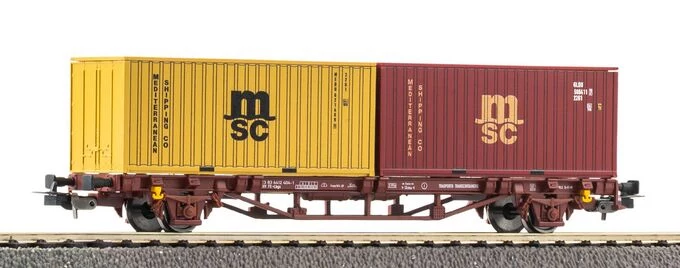 PIKO 27750 Konteineru platformas vagons DC