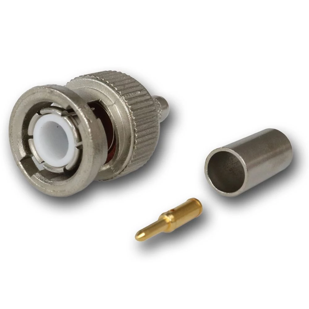Telegärtner BNC krimpkontakts 50 Ohm RG-58